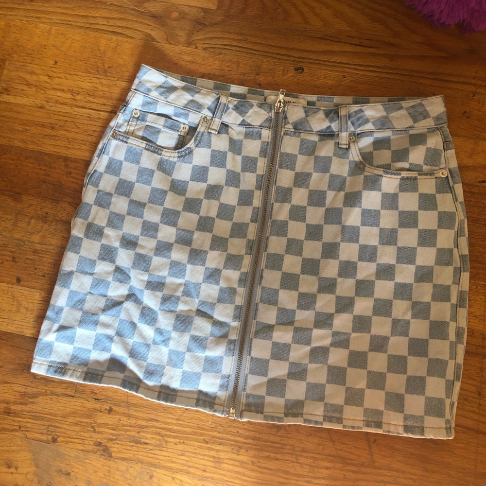Forever 21 checkerboard skirt